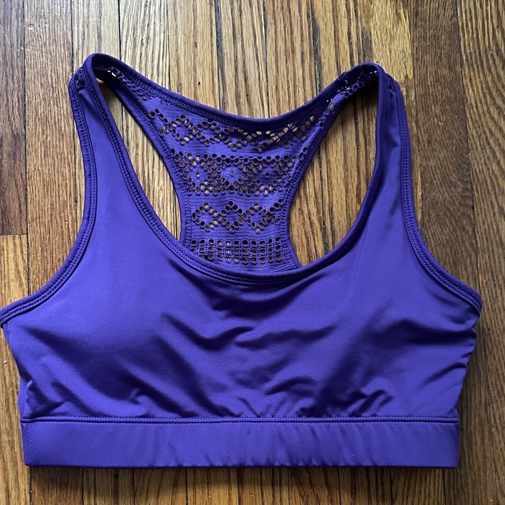 ZYIA Purple Racerback Sports Bra
